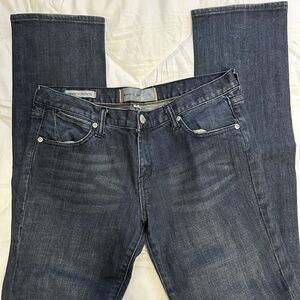 PaperDenim&Cloth Peg Leg Jeans Blue Medium Wash Low Rise Women’s Denim Size 30